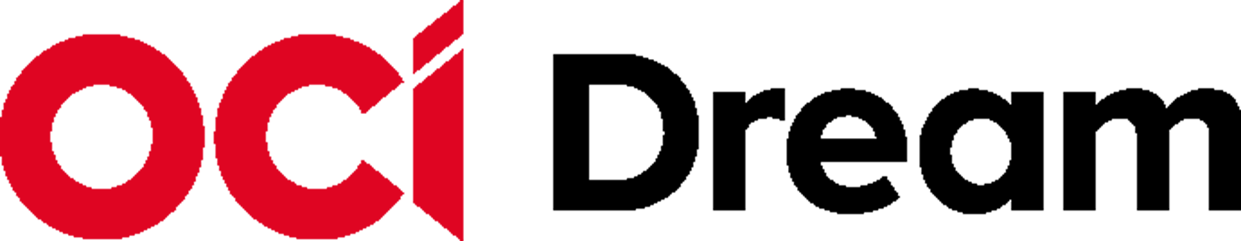 OCI Dream 푸터 로고
